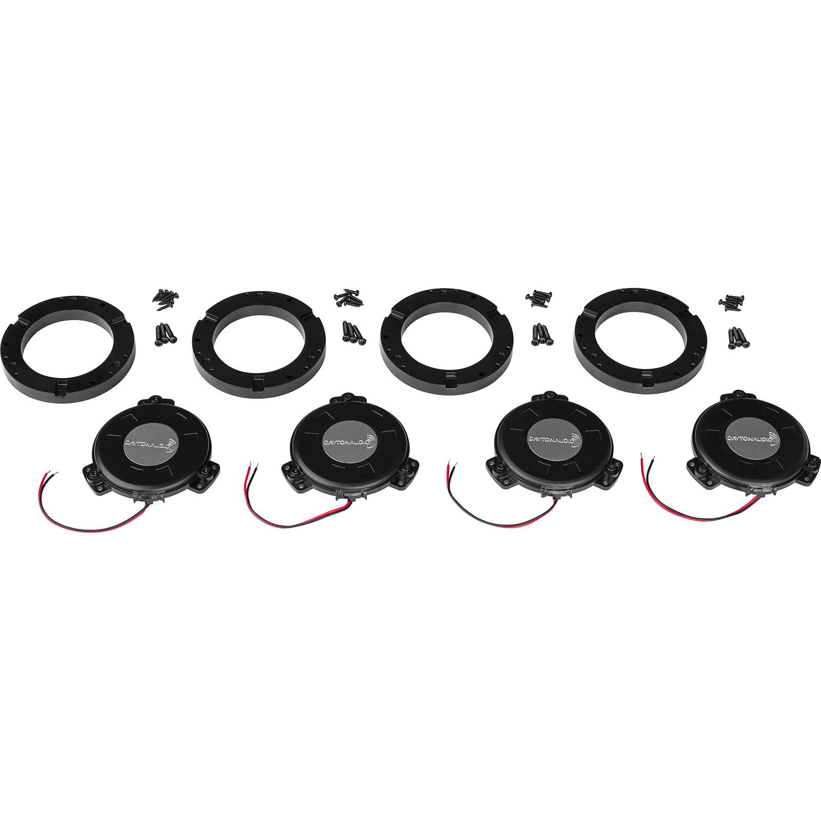 Dayton Audio TT25-16 PUCK Tactile Transducer Mini Bass Shaker 16 Ohm 4 Pack